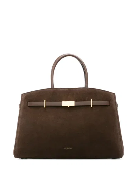 Geantă shopper Demellier maro