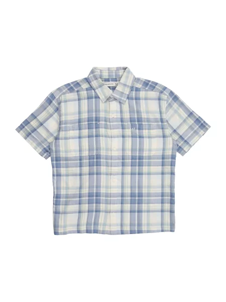 Abercrombie & Fitch Košile / modrá / světlemodrá / pastelově zelená béžová