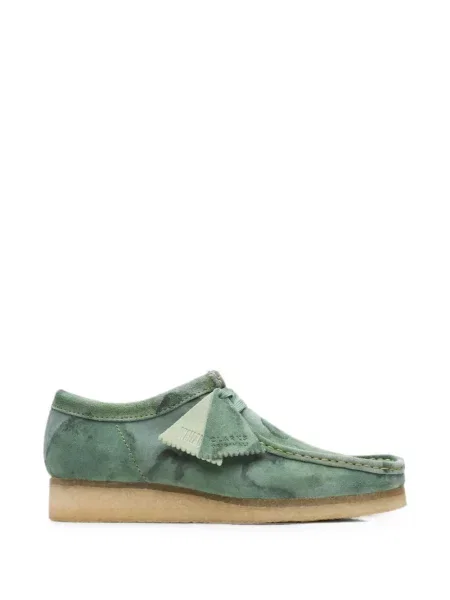 Ghete desert Clarks Originals cu imagine cu model camuflaj verde