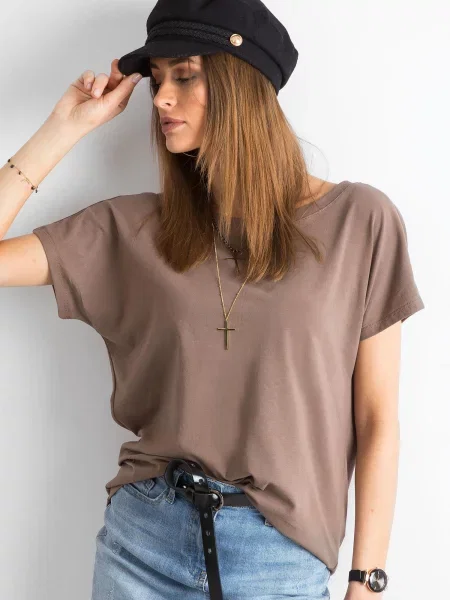 Tricou Fashionhunters maro