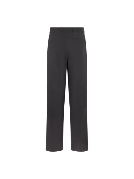 Spodnie Emporio Armani szare