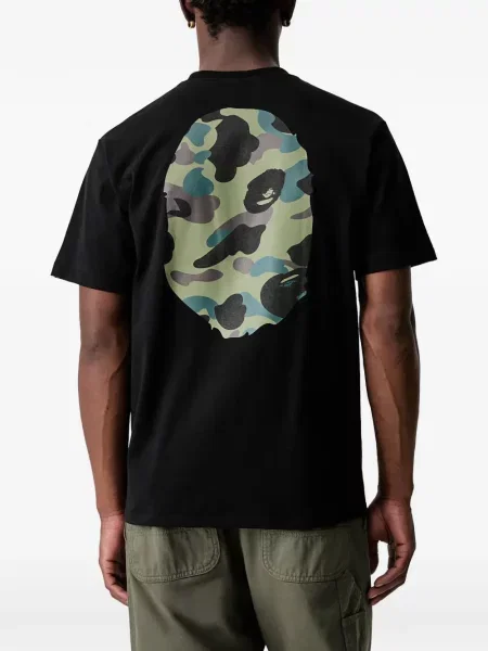Μπλούζα A Bathing Ape® με σχέδιο παραλλαγής μαύρο