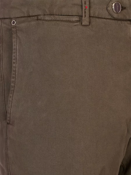 Pantaloni Kiton cu autograf maro