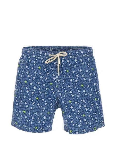 Slip de baie Mc2 Saint Barth cu imagine albastru