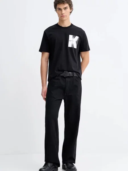 Karl Lagerfeld Jeans tricou din negru