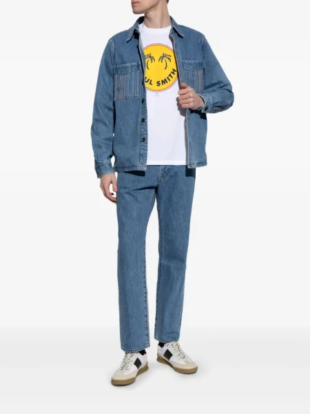 Tricou Ps Paul Smith cu imagine alb