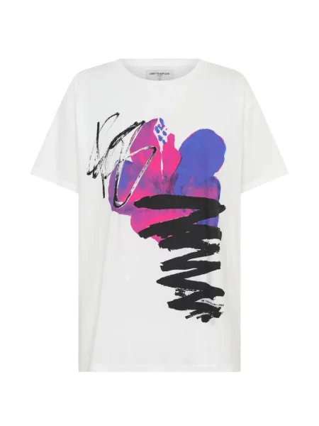 Tricou One Teaspoon cu imagine alb