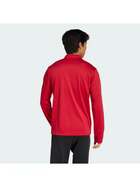 ADIDAS PERFORMANCE Sportovní mikina červená bílá