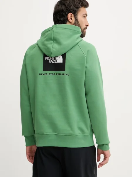 Mikina The North Face Raglan Redbox zelená