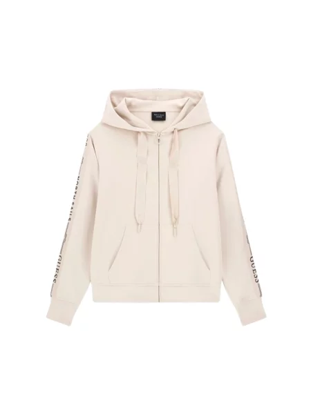 Bluza z kapturem Guess beżowa