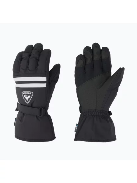 Мъжки скиорски ръкавици Rossignol Action Impr black черно