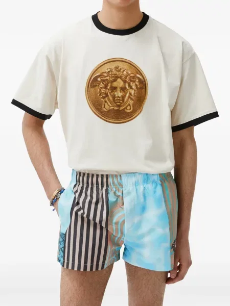 Slip de baie Versace albastru