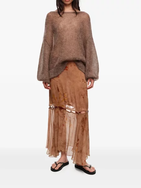 Fustă midi Bimba Y Lola cu model floral