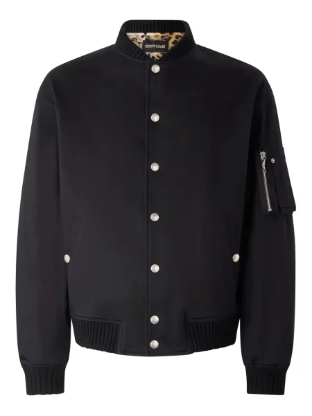 Яке тип бомбър Roberto Cavalli черно