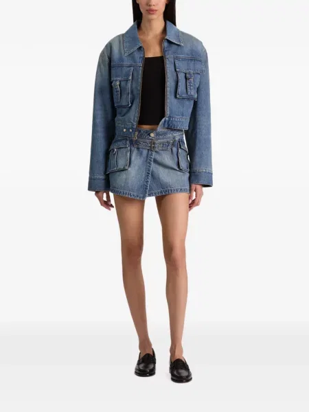 Fusta mini Alice + Olivia albastru