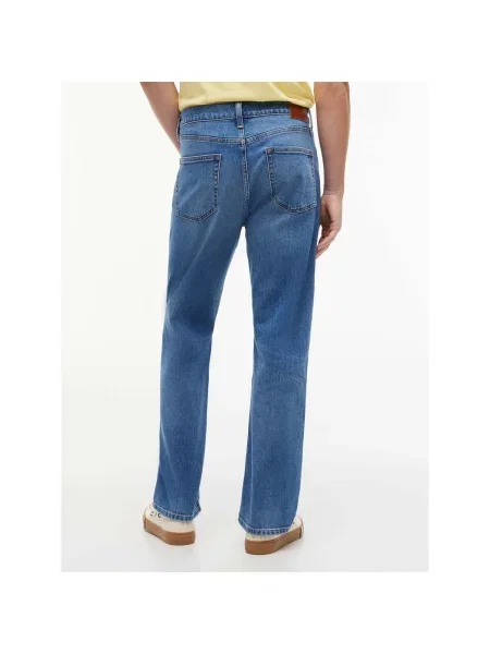 Džínsy s rovným strihom Tommy Jeans modrá