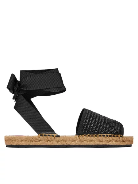Espadryle LOVE MOSCHINO czarne