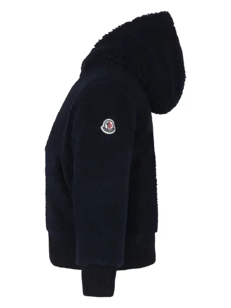 Kurtka dziecięca Moncler Enfant niebieska
