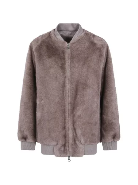 Reversibil geacă bomber Valentini 1972 cu blană