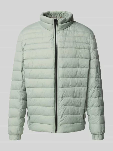 Kurtka pikowana o kroju slim fit ze stójką model Boss Orange