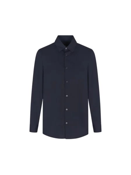 Koszula Armani Exchange niebieska