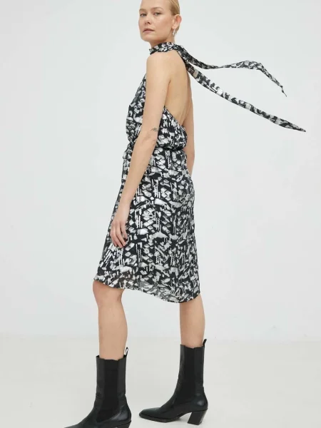 Bruuns Bazaar rochie Geranium Fifi mini evazati negru