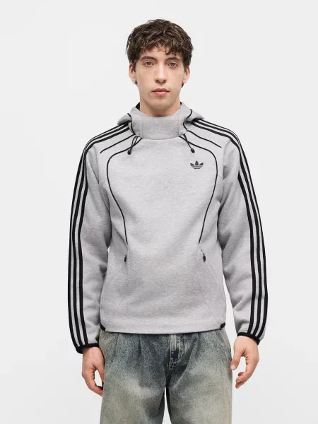 ADIDAS ORIGINALS Mikina Spacer Teamgeist sivá čierna