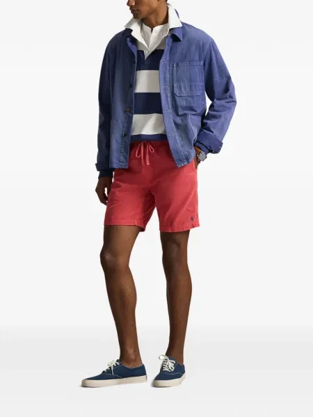 Кожени чорапи Polo Ralph Lauren с отворена пета с пейсли десен бяло