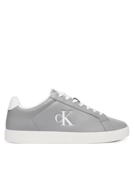 Calvin Klein Laisvalaikio batai 3 Cupsole Derby Pu Tmb Šviesiai pilka