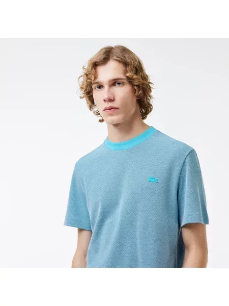 Футболка Lacoste голубая