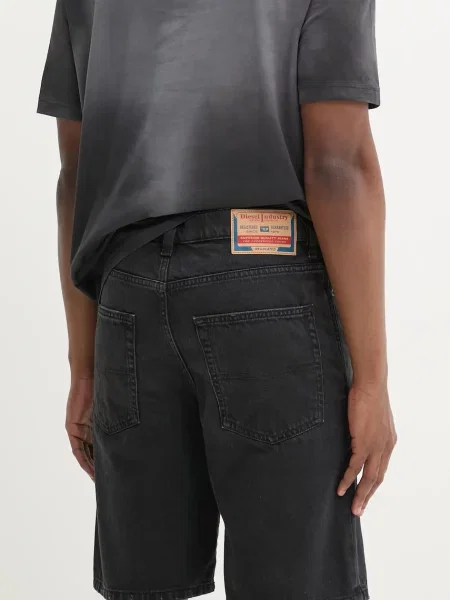 Džínové šortky Diesel REGULAR-SHORT SHORTS černá