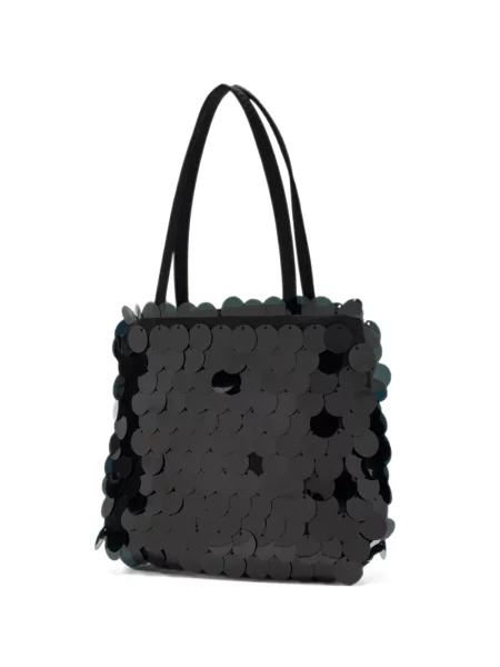 Geantă shopper Hai cu paiete negru
