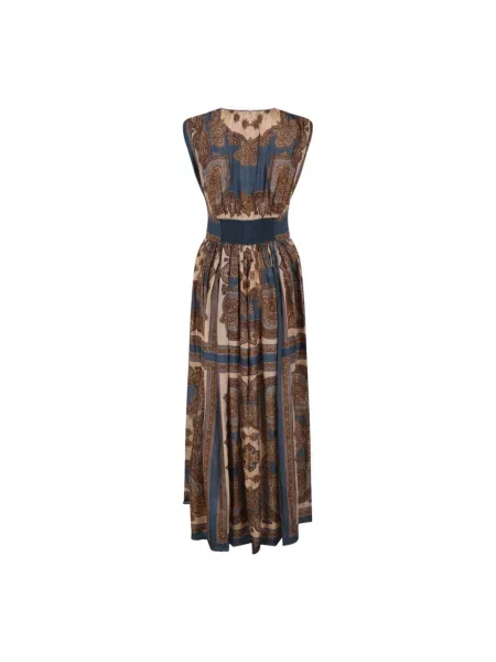 Sukienka maxi Zimmermann z nadrukiem z wzorem paisley