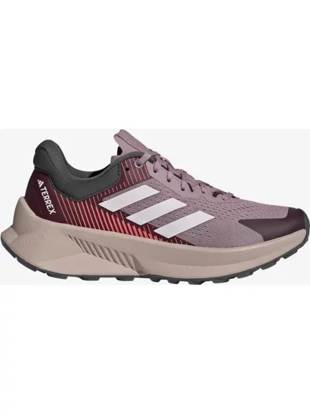 Buty do biegania adidas Terrex Soulstride Flow malwa bordowy 36 szary