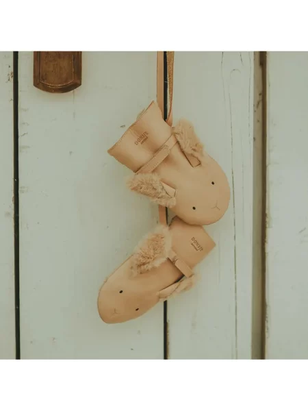 Donsje Детски ръкавици Kapi Exclusive Mittens Fluffy Bunny розово