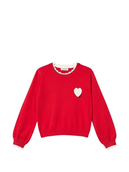 Sweter dziecięcy Twinset czerwony