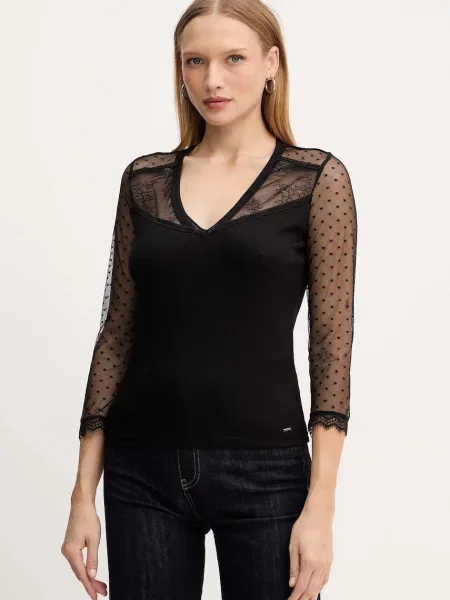 Majica Morgan THAISA črna