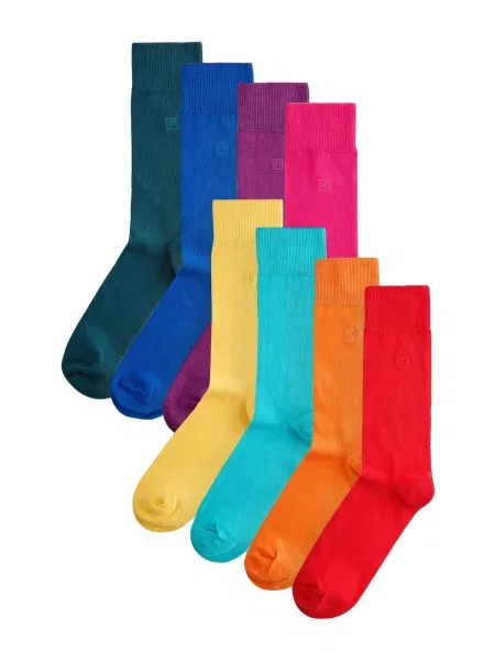 Next Nogavice modra / voda / rumena / jelka / lila / oranžna / roza rdeča