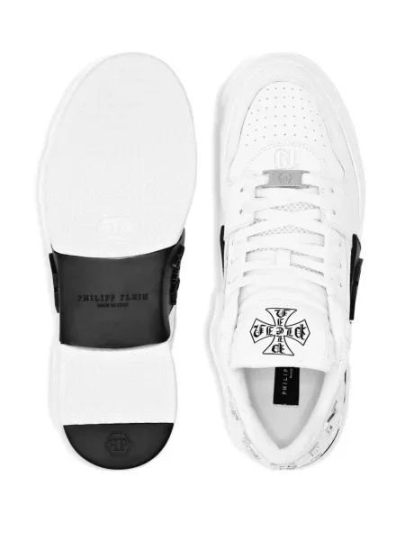 Sneaker Philipp Plein autogrammal fehér