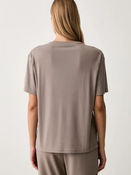 Póló Ea7 Emporio Armani barna