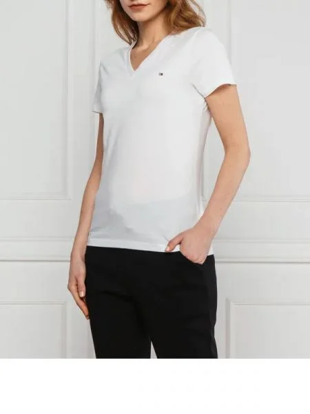 Tommy Hilfiger Póló HERITAGE fehér