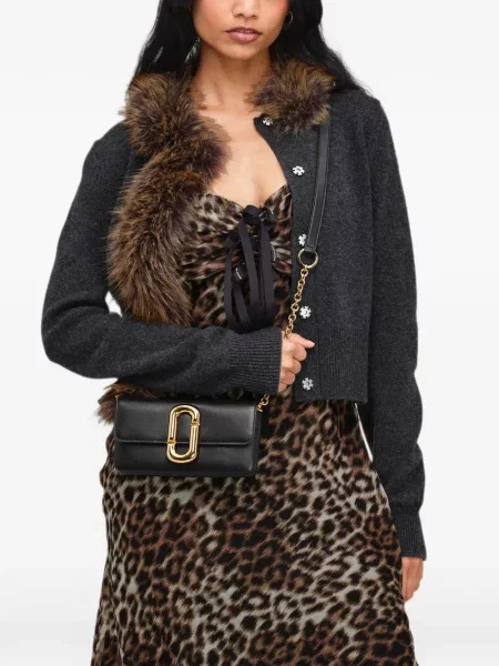 Colier Marc Jacobs cu autograf negru
