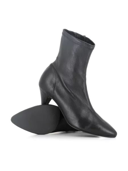 Buty do kostki Del Carlo skórzane czarne