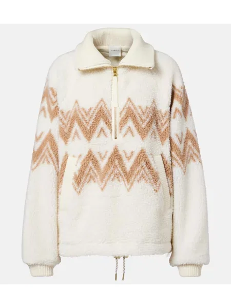 Geacă Varley din jacard alb