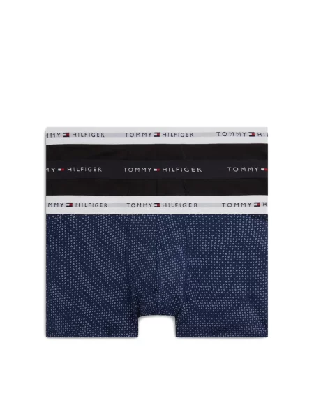 Boxeri Tommy Hilfiger cu autograf albastru