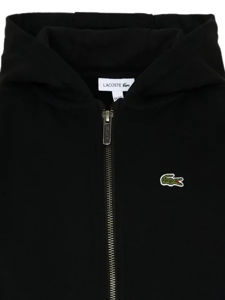 Bluza z kapturem dziecięca Lacoste czarna