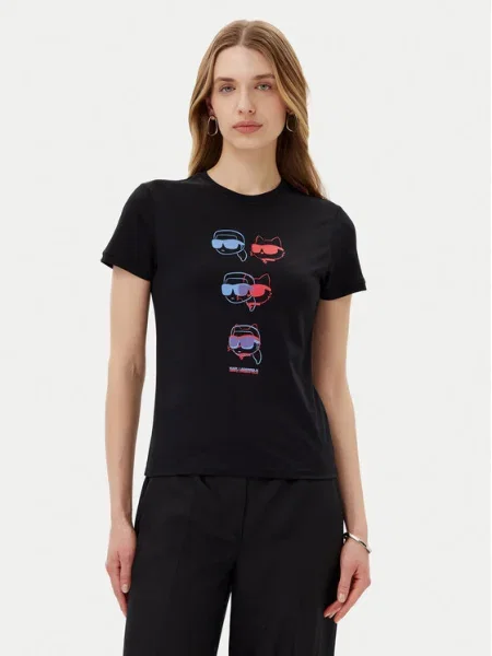 KARL LAGERFELD Tricou negru