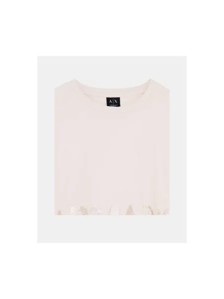Tricou Eax bej