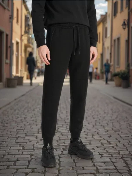 Sinsay Spodnie dresowe jogger czarny