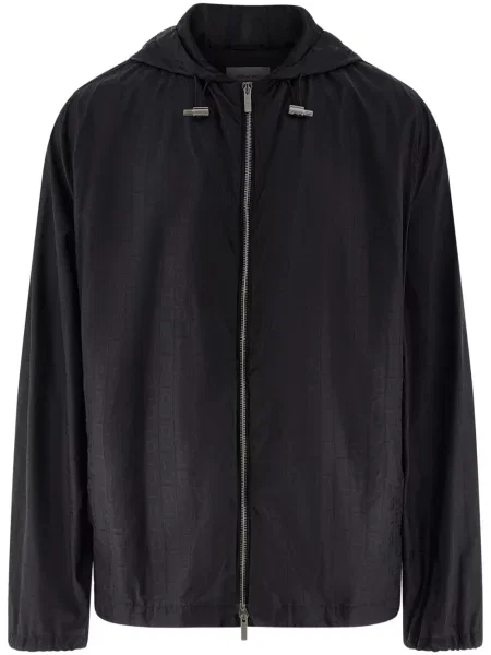 Geacă Ferragamo din jacard negru